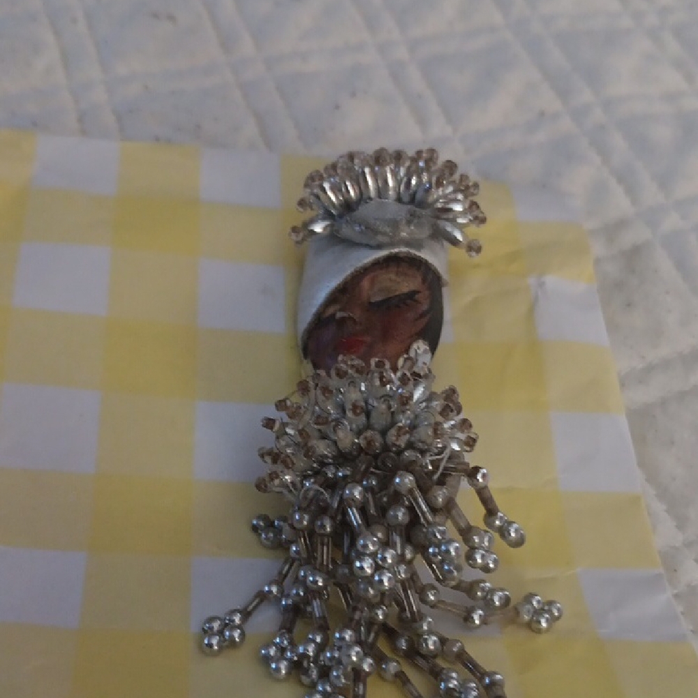 Silver Beaded Women's Pendant